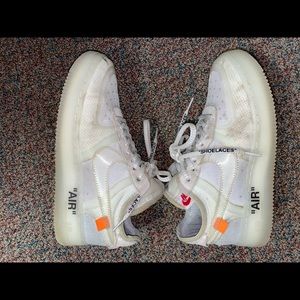 Off-White Nike TheOne Transparent Air Force size 6